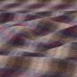 Preview: Flanell Baumwolle Karo bunt melange lila ocker blau rot